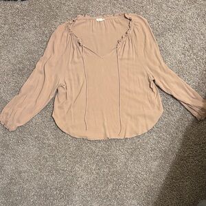 Women's Tan Blouse